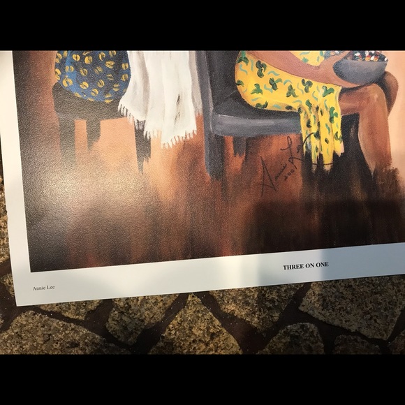 COPY - COPY - Vintage art print by ANNIE LEE THE Artist … - Picture 4 of 6